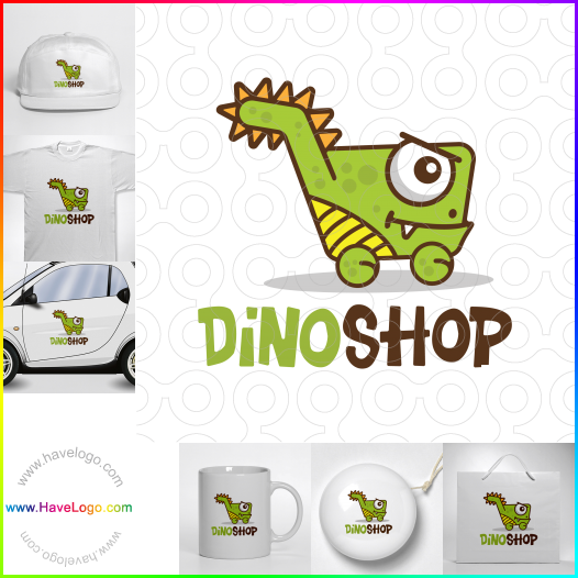 Koop een Dino Shop logo - ID:60826