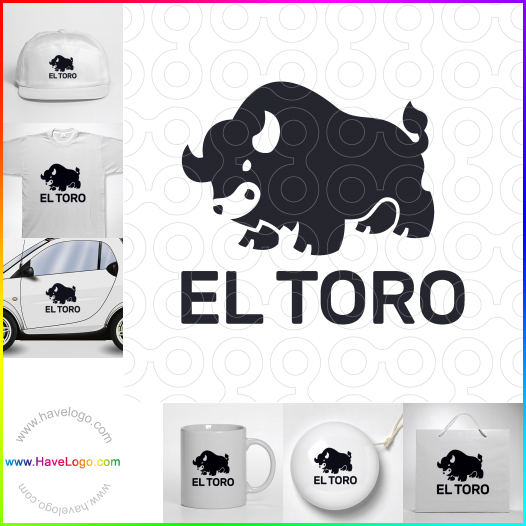Compra un diseño de logo de El Toro 61225