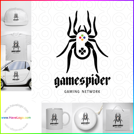 Compra un diseño de logo de Game Spider 61278