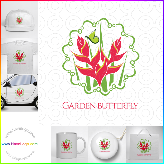 Koop een Garden Butterfly logo - ID:66010