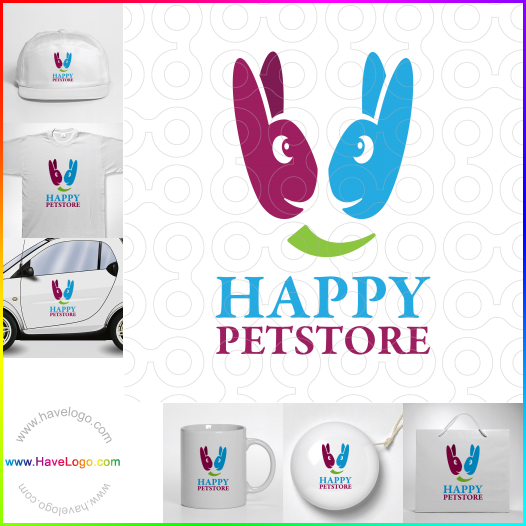 Acquista il logo dello Petstore felice 66599