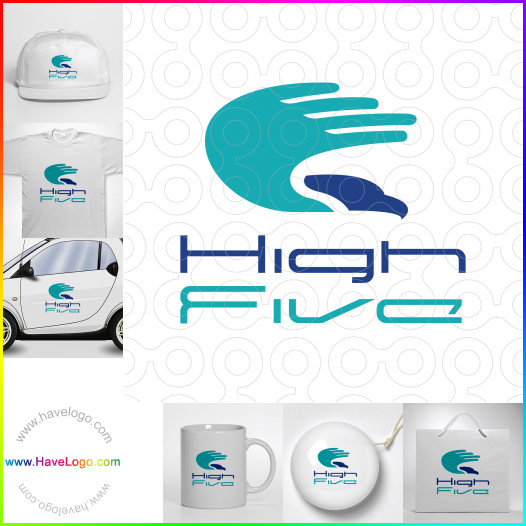 Compra un diseño de logo de High Five 63327