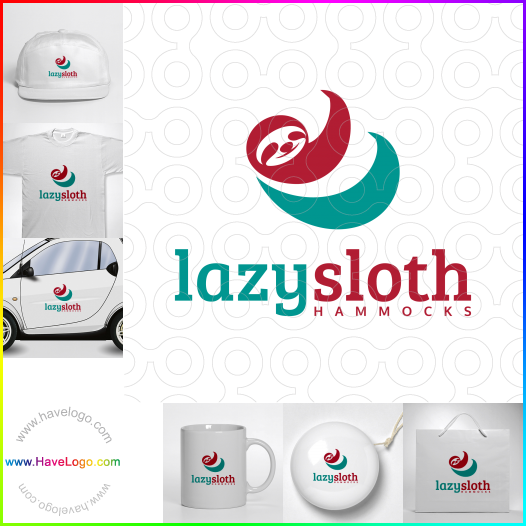Compra un diseño de logo de Lazy Sloth 60726