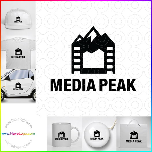 Compra un diseño de logo de Media Peak 66954