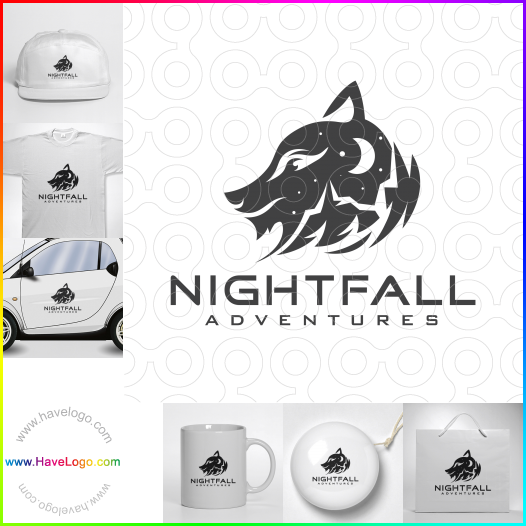 Compra un diseño de logo de Nightfall Adventures 64059