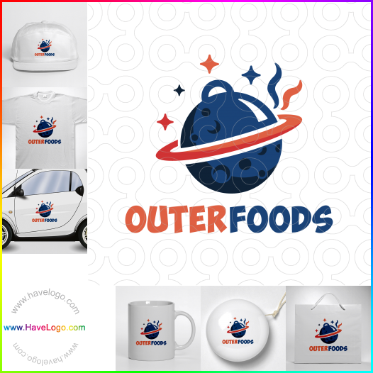 Compra un diseño de logo de Outer Foods 60563