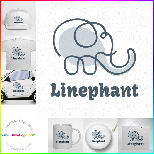 Koop een olifant logo - ID:33639