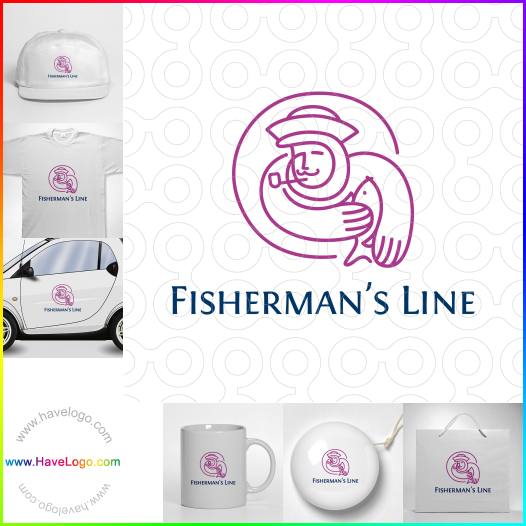 Compra un diseño de logo de peces 26932