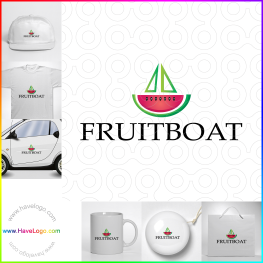 Compra un diseño de logo de Frutas 39919