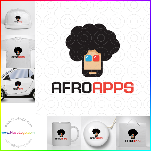 Compra un diseño de logo de Afro Apps 61804