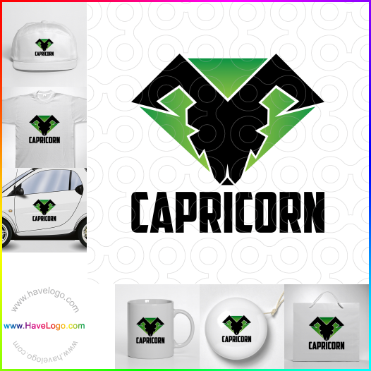 Compra un diseño de logo de Capricornio 61757