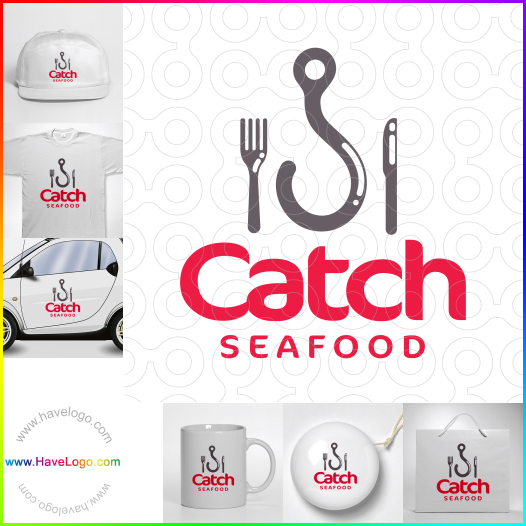 Compra un diseño de logo de Catch Seafood 63437