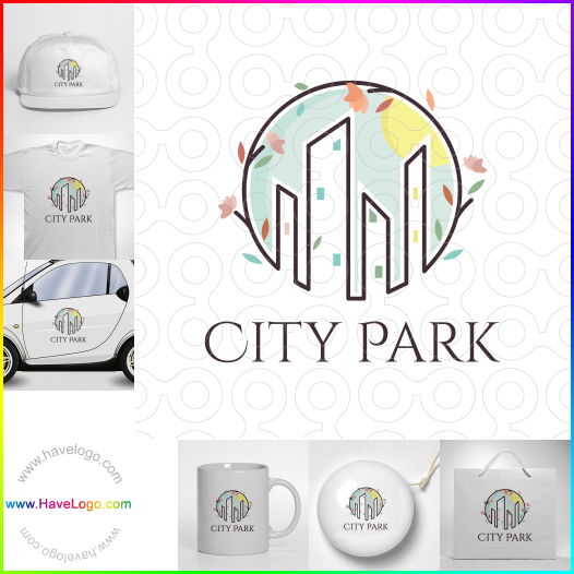 Compra un diseño de logo de City Park 61094