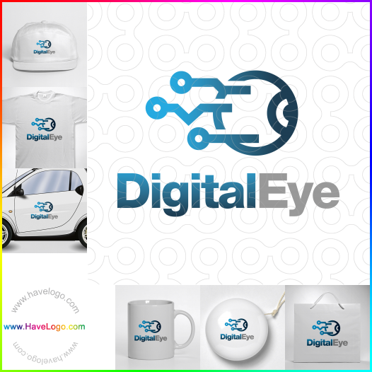 Compra un diseño de logo de Digital Eye 63161