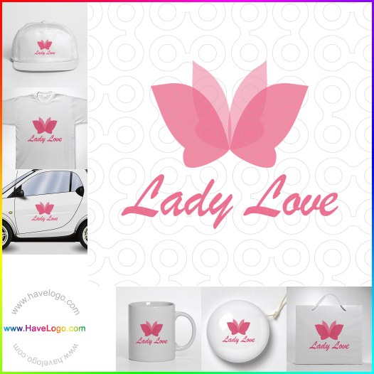Compra un diseño de logo de Lady Love 66820