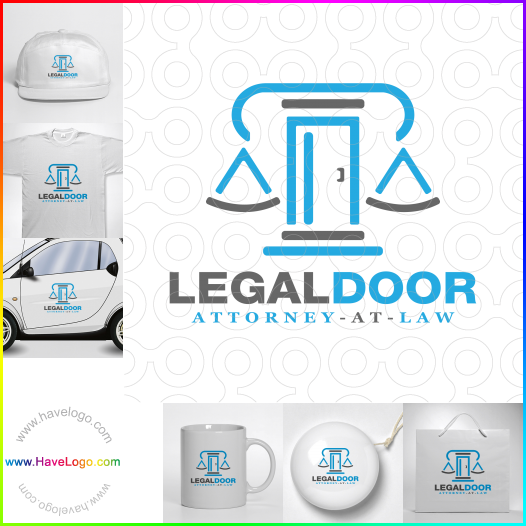 Koop een Juridische deur logo - ID:62698