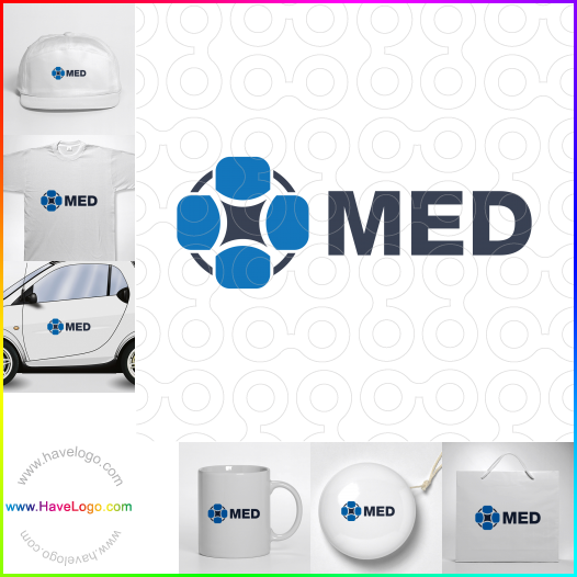 Compra un diseño de logo de Med 66398