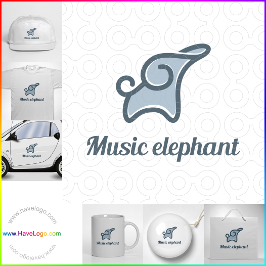 Koop een Muziekolifant logo - ID:60771