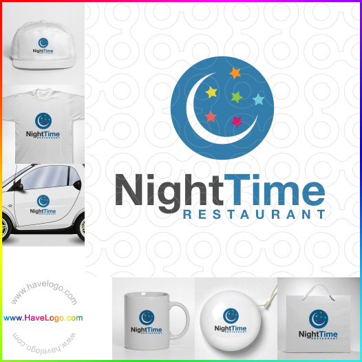 Compra un diseño de logo de Night Time 64196