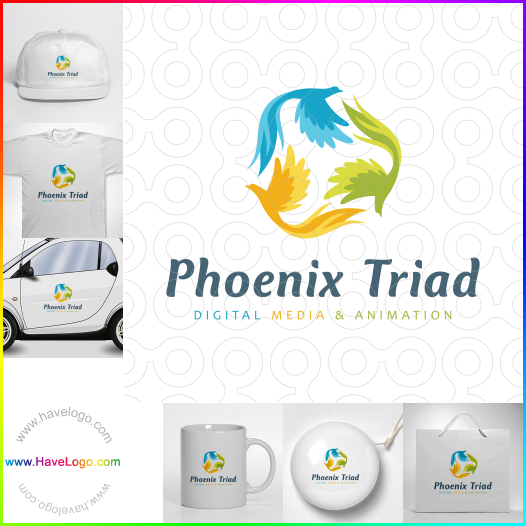 Acheter un logo de Phoenix Triad - 61784