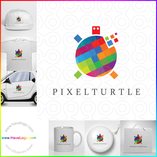 Compra un diseño de logo de Pixel Turtle 63528