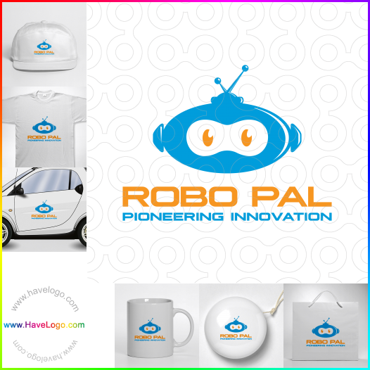 Compra un diseño de logo de Robo Pal 65444