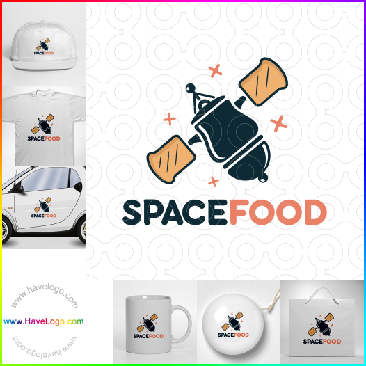 Compra un diseño de logo de Space Food 61153