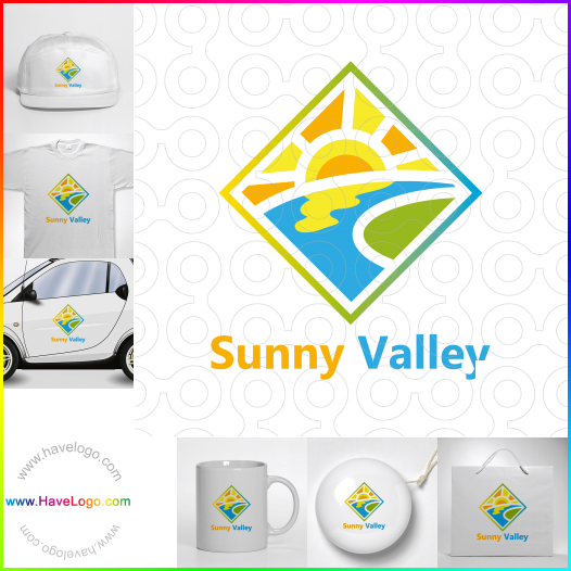 Compra un diseño de logo de Sunny Valley 66648