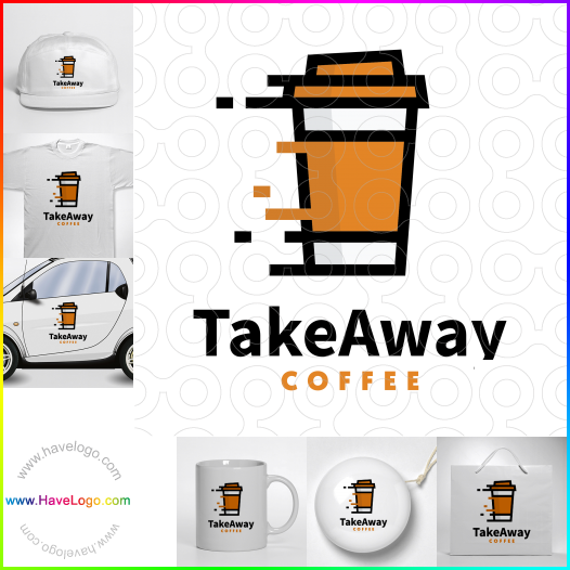Compra un diseño de logo de Take Away Coffee 62901