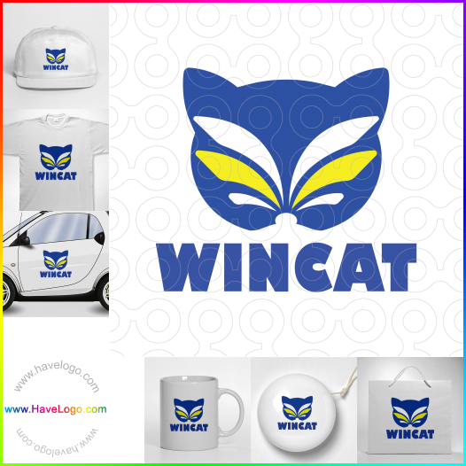 Compra un diseño de logo de Win Cat 62115
