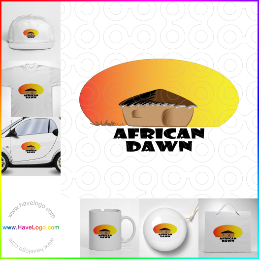 Compra un diseño de logo de africano 26963