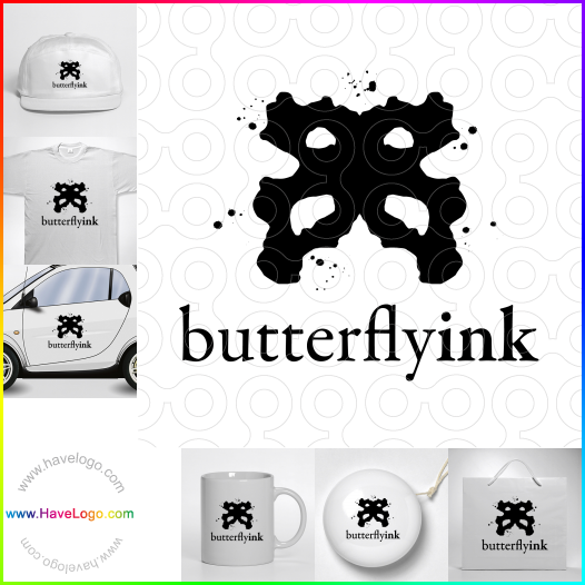 Compra un diseño de logo de mariposa 57073