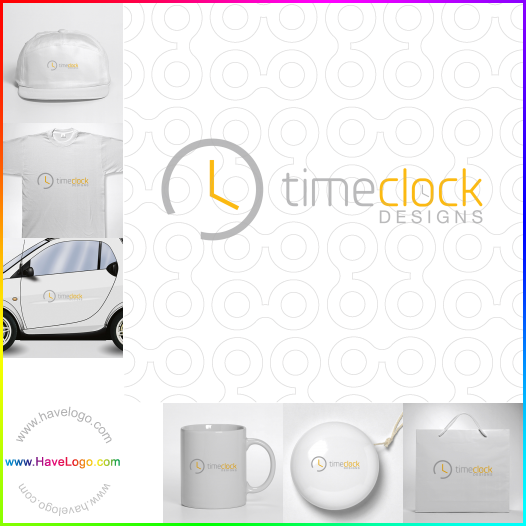 Compra un diseño de logo de reloj 7350