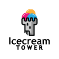 logo de tienda de heladería