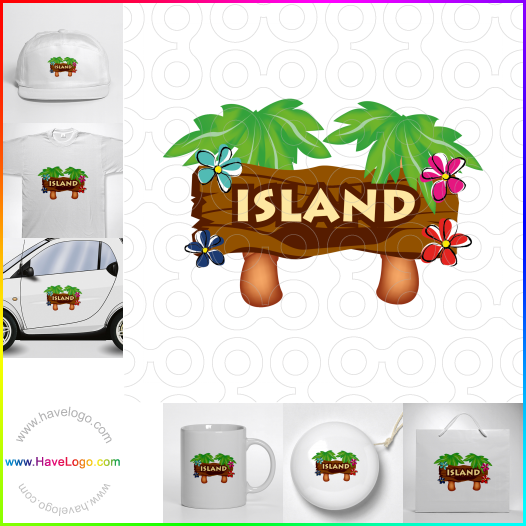 Acheter un logo de île - 28420