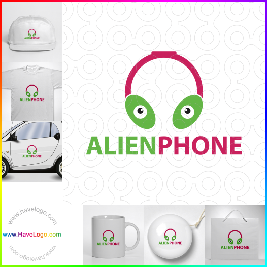 Compra un diseño de logo de Alien Phone 65644