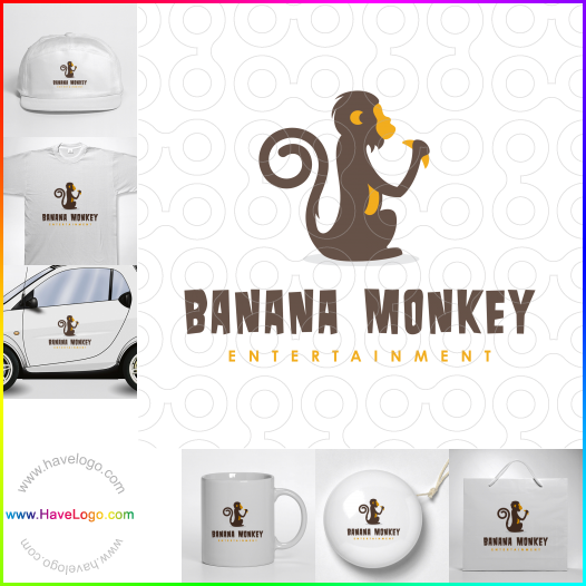 Logo Banana Monkey