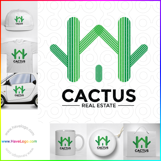 Acquista il logo dello Cactus Real Estate 63392
