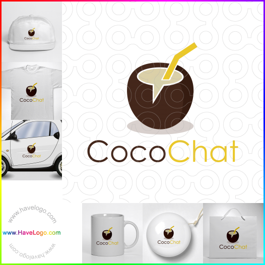 Compra un diseño de logo de Coco Chat 65050