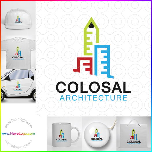 Compra un diseño de logo de Colosal Architecture 60950