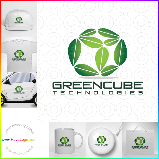 Compra un diseño de logo de Greencube 60495