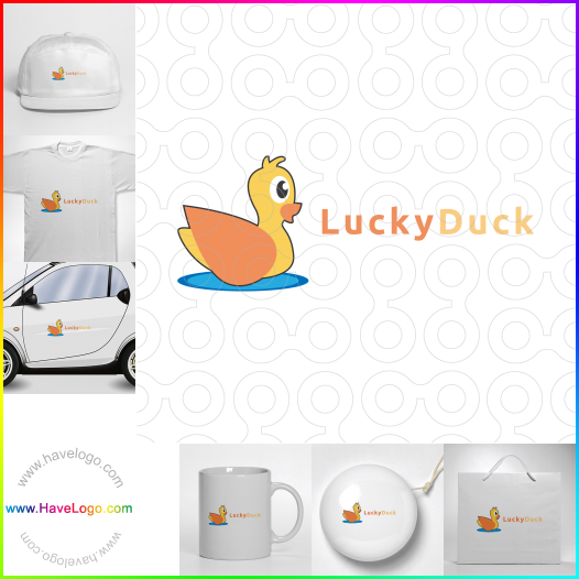 Compra un diseño de logo de LuckyDuck 63119