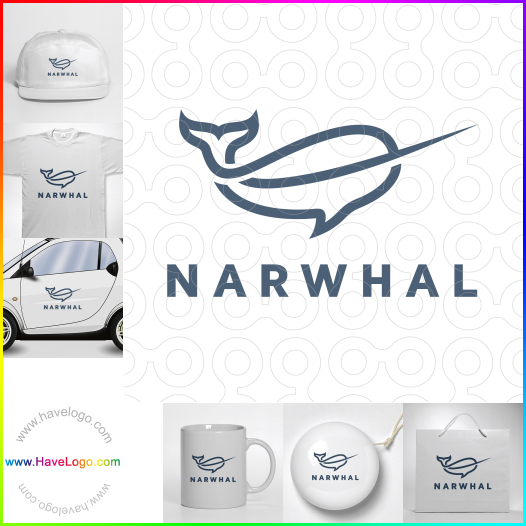Compra un diseño de logo de Narval 61751