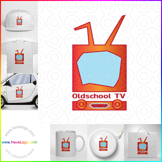 Koop een Oldschool TV logo - ID:64496