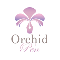 logo de Pluma de la orquídea