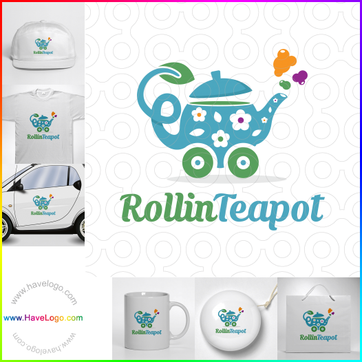 Koop een Rollin Teapot logo - ID:62569