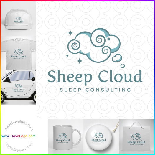 Koop een Sheep Cloud logo - ID:62027