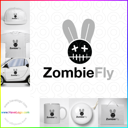 Compra un diseño de logo de Zombie Fly 66841