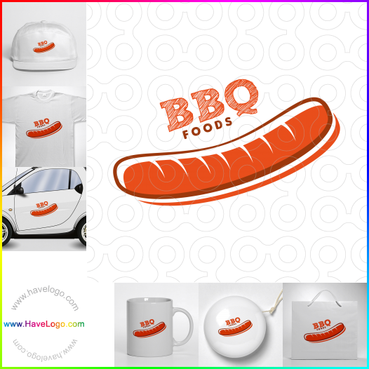 Koop een barbecue logo - ID:35017
