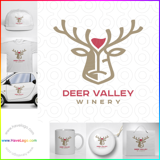 Compra un diseño de logo de ciervos 47952